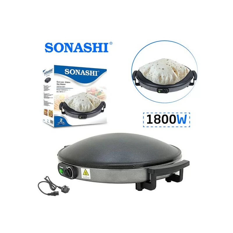 SONASHI Machine A Pain De Haute Qualité Avec Température Réglable 1800W SSNM-864
