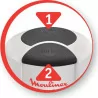 Mini Hachoir Électrique Moulinex AT722110 Multi Moulinette 5 en 1