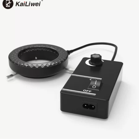 éclairage annulaire réglable pour Microscope trinoculaire stéréo