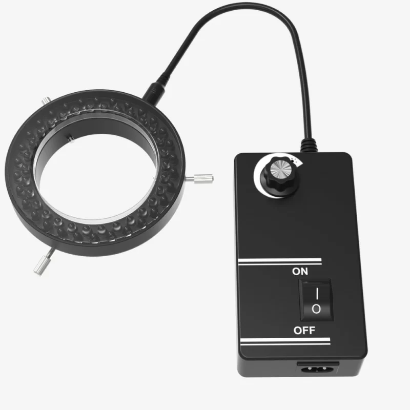 éclairage annulaire réglable pour Microscope trinoculaire stéréo