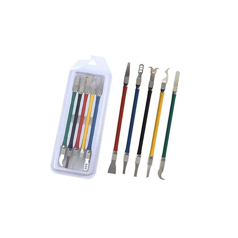 OPENING TOOLS 5IN1 CPU IC Electronic Components Degumming Crowbar Tools Kit SW-103