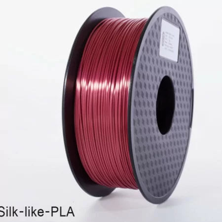 PLA 1,75mm silk (silver grey pink orange sky blue youth red wine red red lavender)