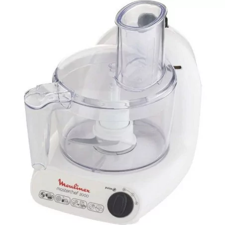 Moulinex Master Chef Robot multifonction, Puissance 500 W, 2 vitesses + fonction pulse, Râper, trancher, hacher, émulsifier ‎ 2