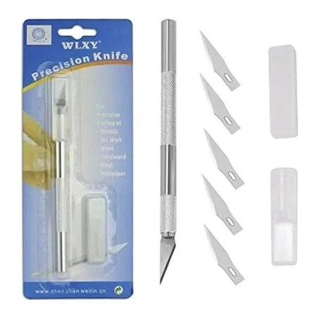 Silver WLXY Precision Hobby Knife Cutter, Quantity Per Pack: 12