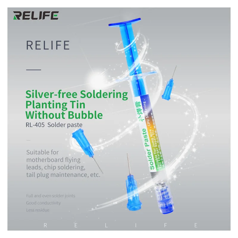 RELIFE RL-405 138 degrees Solder paste for high-end motherboard repair