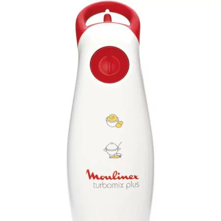 MOULINEX BRAS MIXEUR DD100141 - 350W - BLANC/ROUGE