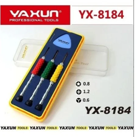 YAXUN – Kit de TOURNEVIS YX8184 Kit d'outils de réparation démontage jeu de tournevis