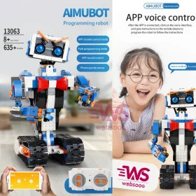 MOULD KING 13063 Aimubot Intelligent RC DIY Robot Building Blocks Toy Set