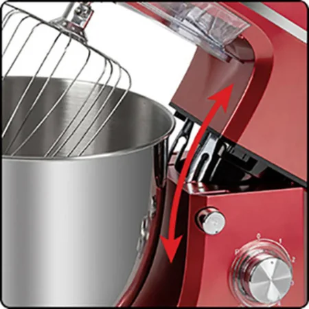 Pétrin Clatronic KM 3765, 1500 watts, rouge 5