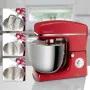 Pétrin Clatronic KM 3765, 1500 watts, rouge