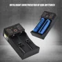Chargeur de batterie LiitoKala Lii-202 chargeur de batterie intelligent double emplacement