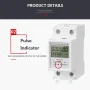 Compteur d'énergie électrique monophasé 220V 60A 50HZ