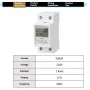 Compteur d'énergie électrique monophasé 220V 60A 50HZ