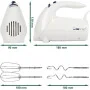 Clatronic Batteur Et Mixeur Manuel - Hm 3014 - Blanc 5-vitesses