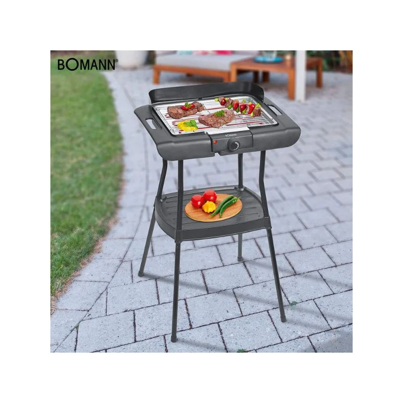 Bomann Grille/Barbecue - BQS 2244 CB - 2000 W - Noir