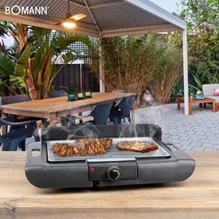 Bomann Grille/Barbecue - BQS 2244 CB - 2000 W - Noir 2
