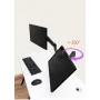 Support pour 2 Écrans 3D à Vérin – Bras Articulé Double, Compatibilité 14" à 27", Rotation 360°, Inclinaison Ajustable S1005-2