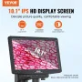 Microscope numérique multifonction W10 10.1" HDMI 1300X with IPS Screen, 8 LED Lights, 2 Flexible Side Lights, PC View