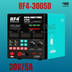 Alimentation Variable RF4-3005D (0-30V) (0-5A) – Controle Précis de la Tension et du Courant