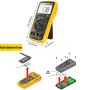 Original Fluke 17B+ Auto Range Digital Probe Multimeter Meter Temperature & Frequency