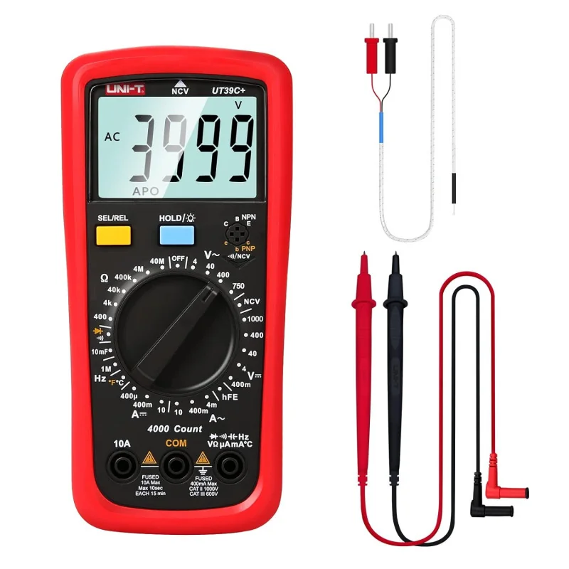 Multimètre Numérique à Aiguille – Mesure Tension AC/DC, Courant, Résistance – 18 Calibres, Erreur 2,5% – Pour électricien, Radio, Enseignement - 5