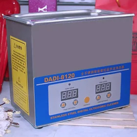 Nettoyeur Ultrasonique Industriel AIDA-8120 - Acier Inoxydable 304, Minuterie Double Digitale, Fréquence 42000Hz, Capacité 2,7L