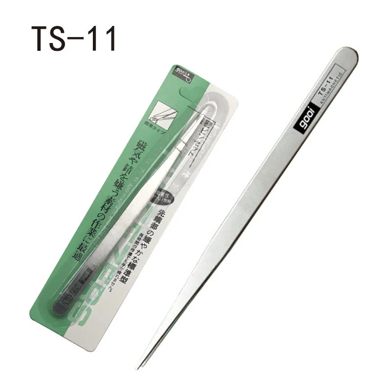 Pince à Épiler TWEEZER Gooi TS-15, TS-11 - Acier Inoxydable, Antistatique, Précision et Confort - Prix Abordable