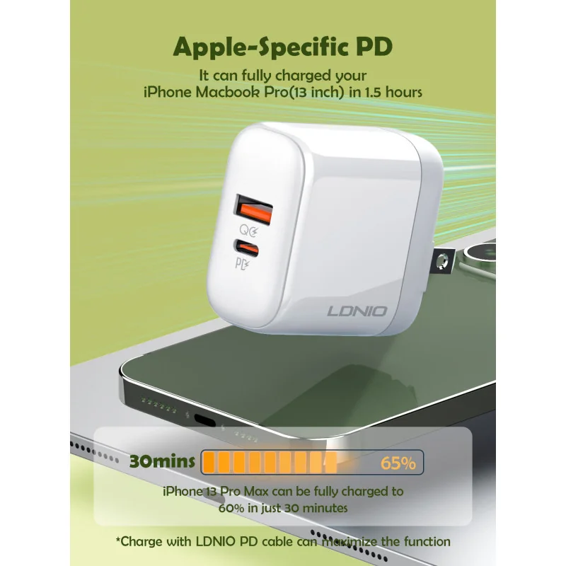 Chargeur mural rapide LDNIO (siyoteam) A2526C