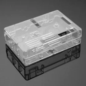 ABS Transparent Plastic Case with Logo for Raspberry Pi 4B