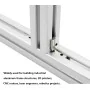 Équerre d'Angle en L pour Profilé Aluminium 2020 - Connecteur Intérieur, Vis M4*6, Idéal pour CNC