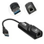 Adaptateur USB 3.0 vers Ethernet Gigabit RJ45 - Carte Réseau Filaire 1000 Mbps pour PC et Ordinateur Portable