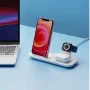 Havit chargeur sans fils W3020 pour téléphone , smartwatch et earpods - Blanc
