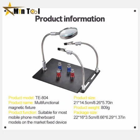 Outil Soudure Bras Réglables Support De Soudure 3ème Main Avec 2 Bras Flexibles - Outil Indispensable Pour L'électronique Et Le Bricolage Troisième Main Soudure électronique