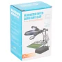 Loupe 3ème Main TE-800 avec Pince Auxiliaire, 5 LED, Interchangeable, 3 Piles AA, Câble de Charge