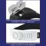 Loupe Frontale Puissante MG81000N avec 8 LED et Compartiment pour 3 Piles