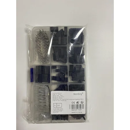 Kulannder 620 Adet 2,54 mm Pitch 1 2 3 4 5 6 Pin JST SM Muhafaza Konnektörü Dupont Soket Çubuğu