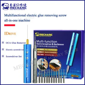 Kit de tournevis multifonctions pour dissolvant de colle OCA électrique iDrive pour réparation de téléphones portables