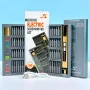 SW-2270C Lot de 50 tournevis électriques avec écran LCD et embouts magnétiques de chargement de type C avec 2 lumières LED