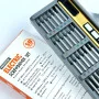 SW-2270C Lot de 50 tournevis électriques avec écran LCD et embouts magnétiques de chargement de type C avec 2 lumières LED