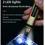 SW-2270C Lot de 50 tournevis électriques avec écran LCD et embouts magnétiques de chargement de type C avec 2 lumières LED
