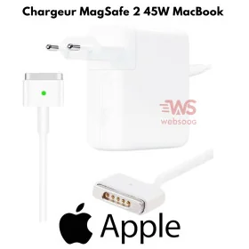 Chargeur MagSafe 2 45W pour MacBook - Adaptateur d'Alimentation Fiable et Efficace (T) CONNECTOR