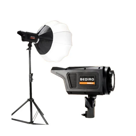 BEDIRO BD400-SS Lumière Vidéo avec Softbox - Éclairage Continu 400W pour Studio et Photographie 4