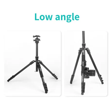 Trépied Professionnel Jmary KT325+NB30 avec Tête NB30 - Hauteur Maximale 1645mm pour Photographie et Vidéo 7