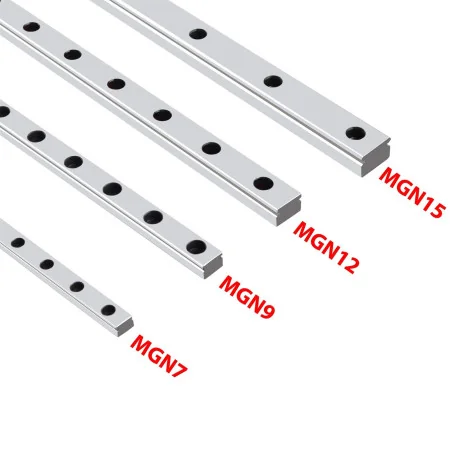 Rail De Guidage Linéaire MGN15C/H - Bloc De Chariot 10x15mm Pour CNC, Imprimante 3D, DIY | Mini Guide à Billes De Précision