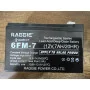 Batterie Plomb-Acide à Cycle Profond RAGGIE 6FM-9 12V 7-9AH/20HR - Rechargeable, Compatible Énergie Solaire