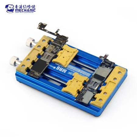 Support De Carte PCB SN-390 Réglable 360° Avec Base Métal - Outil Soudure Jusqu'à 20x14cm