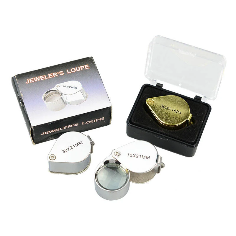 Magnifying Loupe MG55366 10x21 - Precision Loupe for Gem and Jewelry Inspection, Ideal for Jewelers and Gemologists