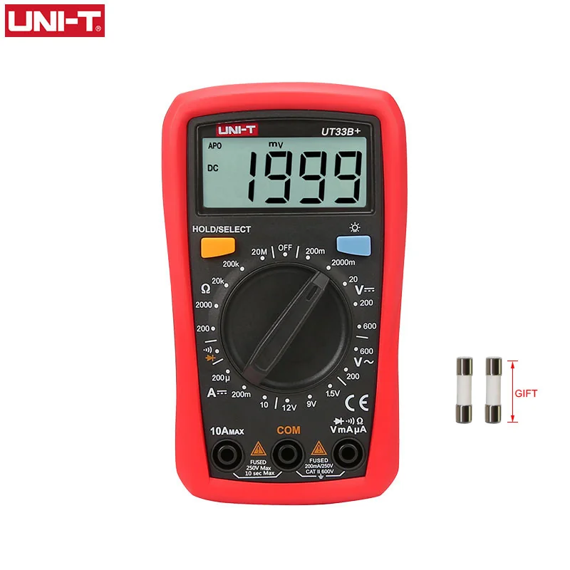 Multimetre Numerique UNI-T UT33B+ Haute Précision