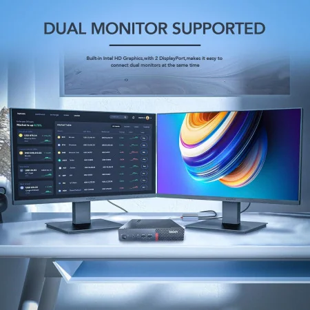 Mini PC Lenovo ThinkCentre M710q Tiny - DDUR : 256 Go SSD Sata (Neuf) - Ram 8Go - Win11 Pro - Ordinateurs