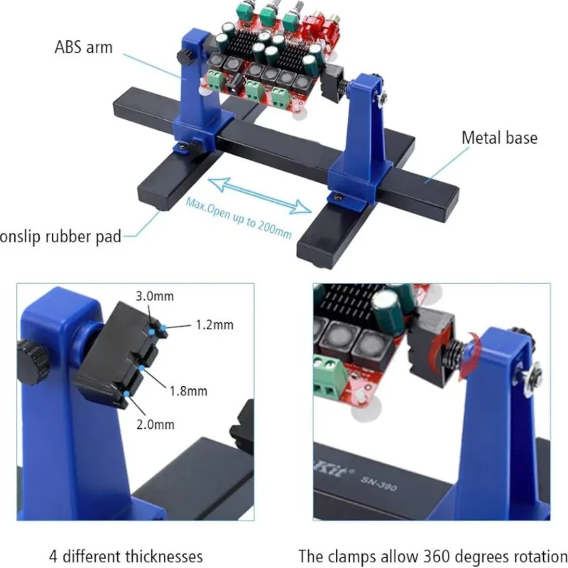 SUPPORT PCB SUPPORT de montage PCB Adaptateur de montage sur rail 5 SUPPORT PCB SUPPORT de montage PCB Adaptateur de montage sur rail 5